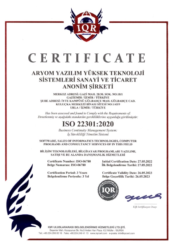 ISO 22301:2020